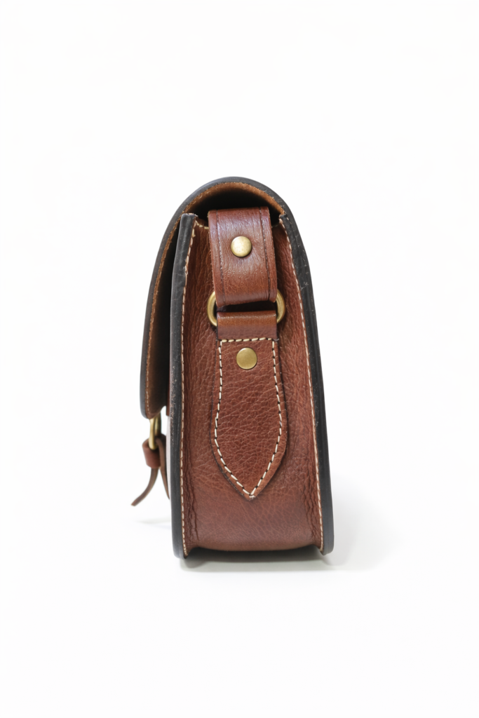 Sac bandoulière en cuir artisanal Heritage Saddle